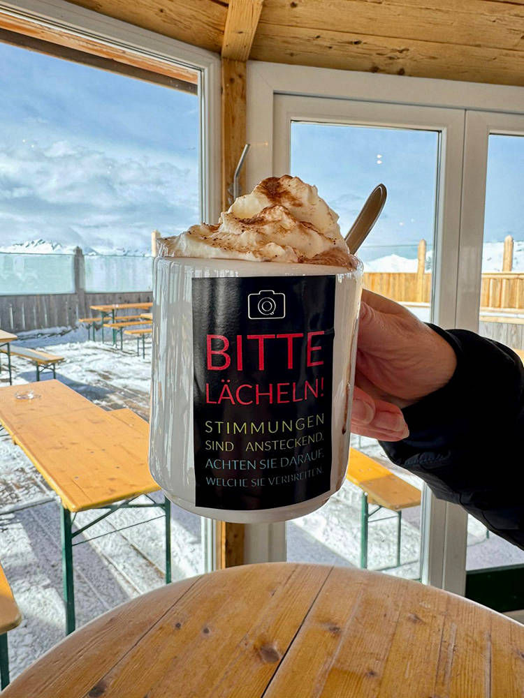 Bitte lächeln - Schifahren