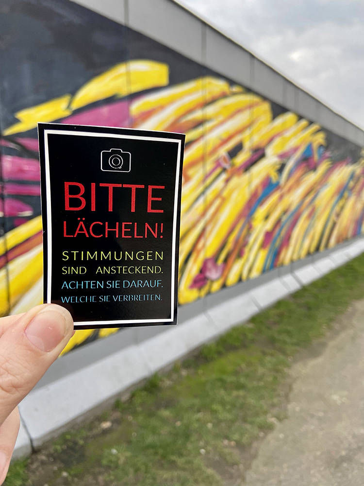 Bitte lächeln - Berliner Mauer