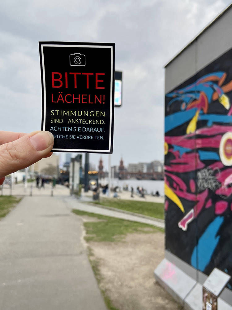 Bitte lächeln - Berliner Mauer