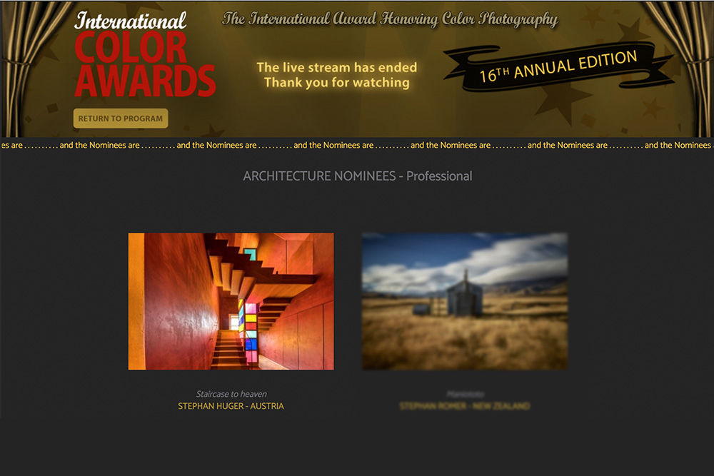 16th International Color Awards